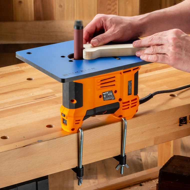Rockler Router Table Baseplate for Triton Handheld Oscillating Spindle Sander - full pic 