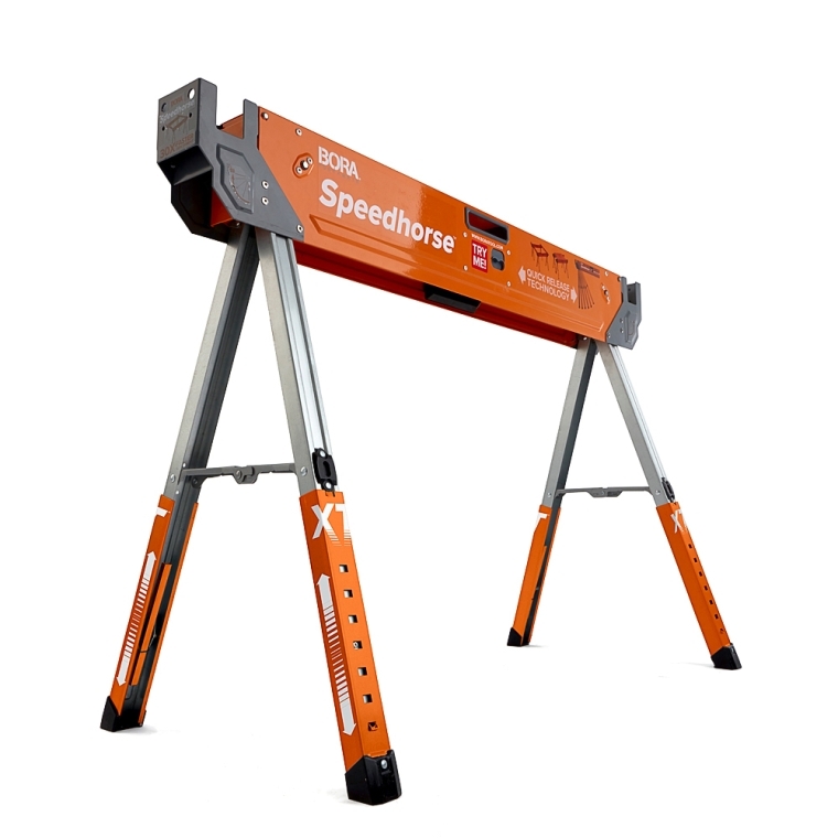 Bora Speedhorse XT Sawhorses with Height-Adjustable Quick-Deploy Legs, 2-Pack - full pic 