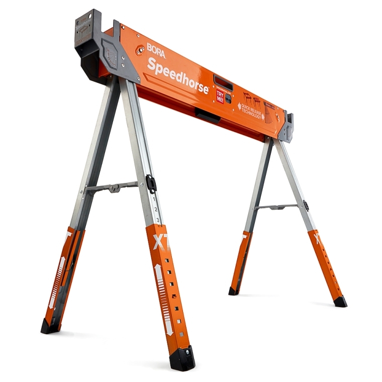 Bora Speedhorse XT Sawhorses with Height-Adjustable Quick-Deploy Legs, 2-Pack - full pic 