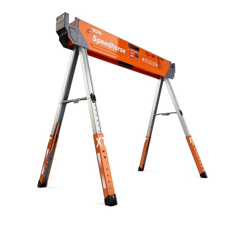 Bora Speedhorse XT Sawhorses with Height-Adjustable Quick-Deploy Legs, 2-Pack - full pic 