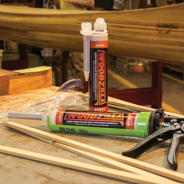 Woodzilla Fiber-Filled Two-Part Epoxy Adhesive, 185 mL Cartridge - full pic 