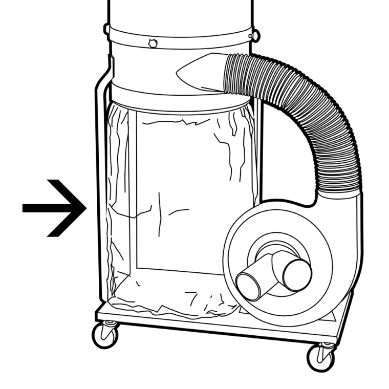 Jet CB-5 20'' Dia. Dust Collection Bags - full pic 