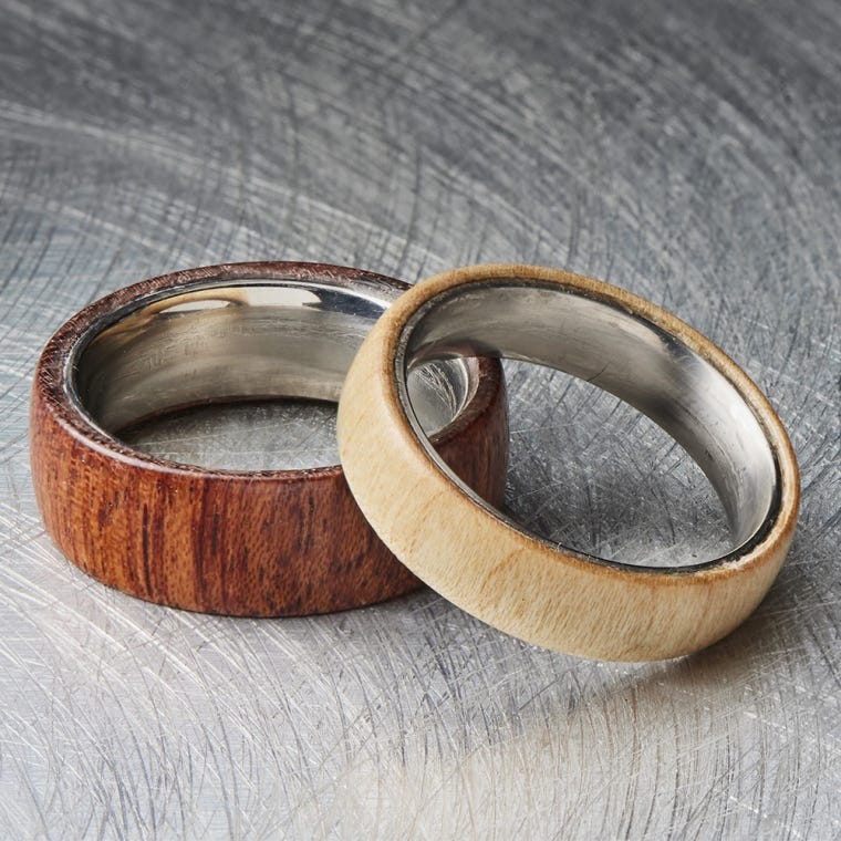 Rockler Titanium Comfort Ring Cores, 8mm Wide - full pic 