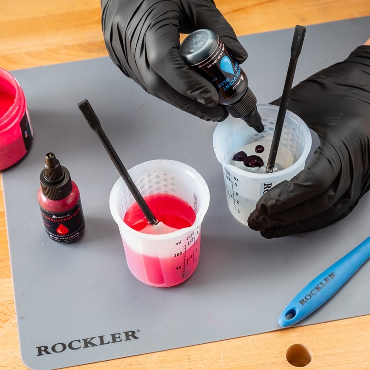 Rockler 5-Piece Silicone Mixing Cup Set - full pic 
