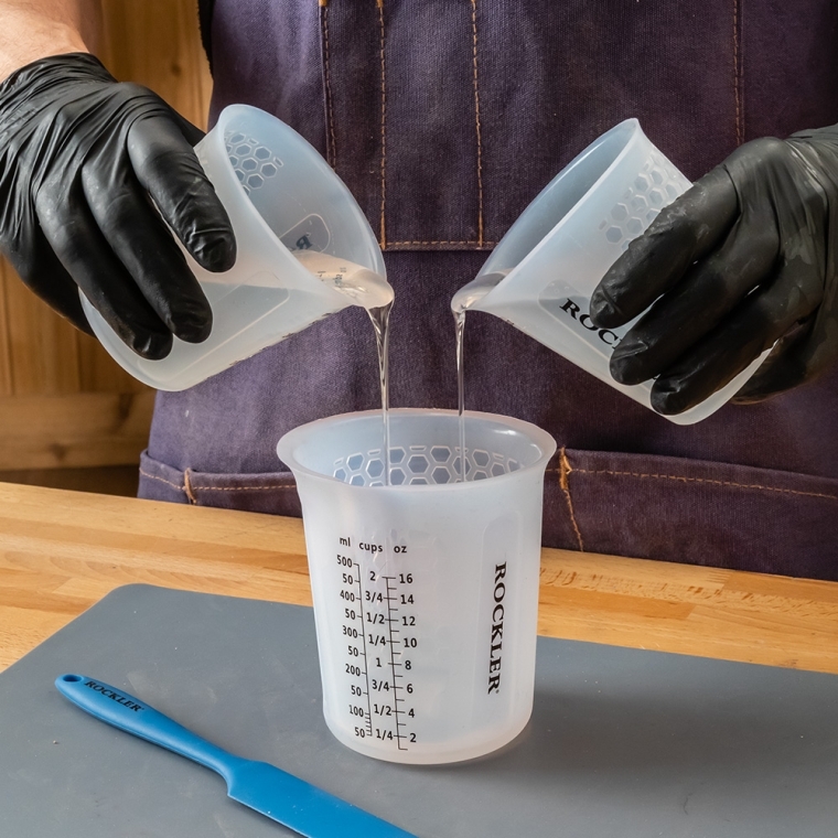 Rockler 5-Piece Silicone Mixing Cup Set - full pic 