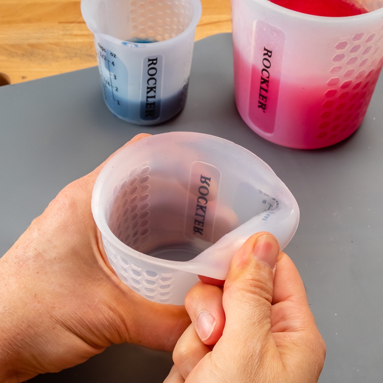 Rockler 5-Piece Silicone Mixing Cup Set - full pic 