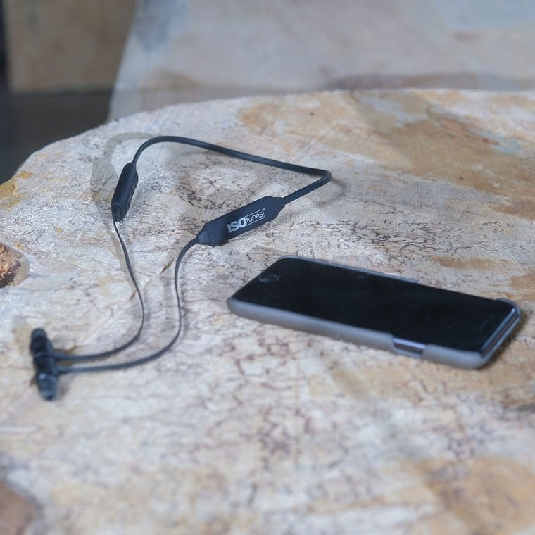 ISOtunes Xtra 2.0 Noise-Isolating Bluetooth Earbuds (Black) - full pic 