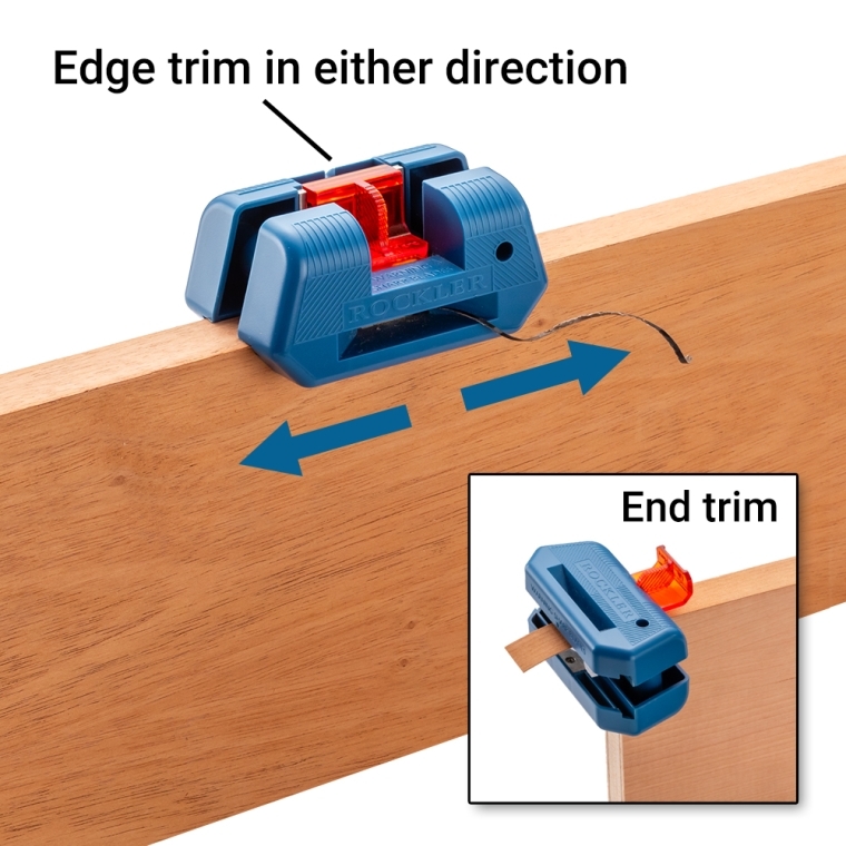 Rockler 2-in-1 Edge Banding Trimmer - full pic 
