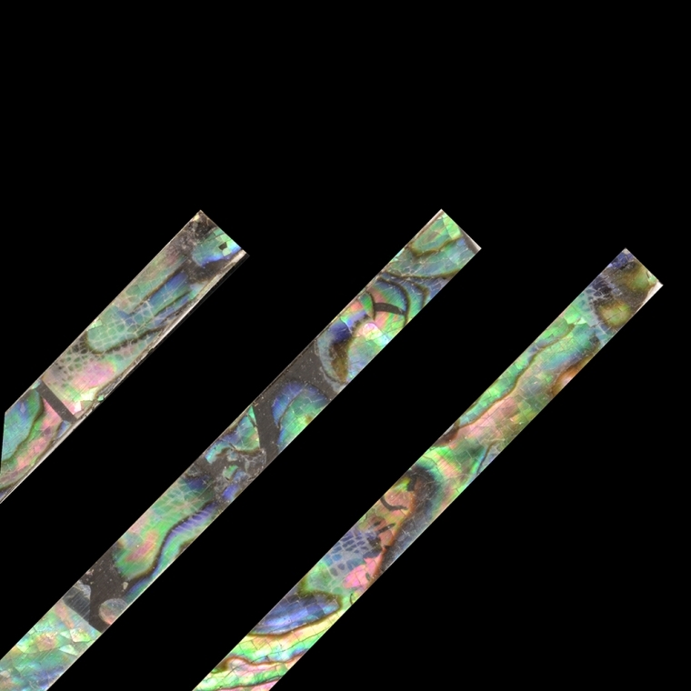 Paua Abalone Inlay Strips, 3-Pack - full pic 