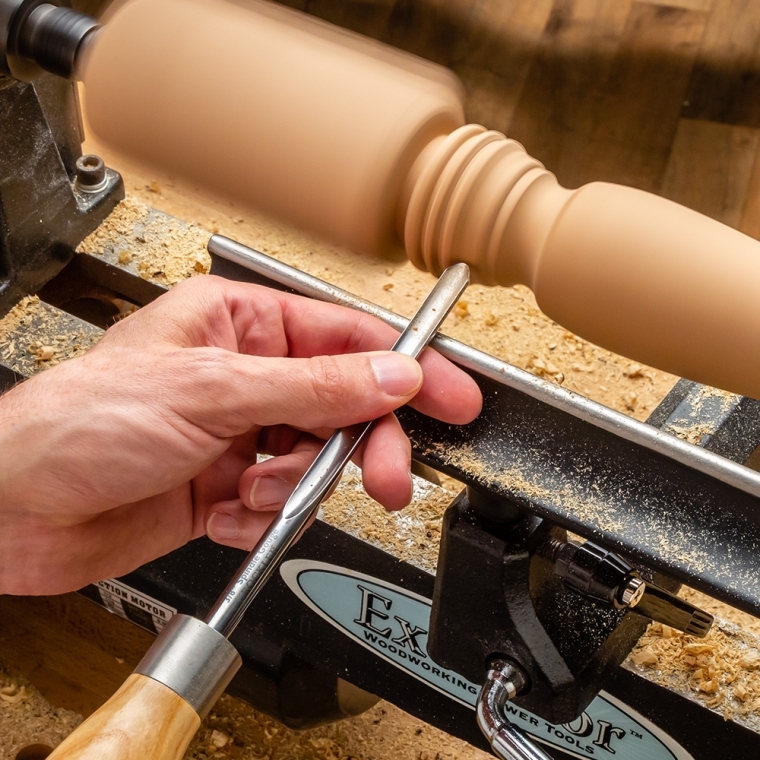 Rockler Traditional High-Speed Steel Ergonomic Turning Tool Set, Full-Size - full pic 