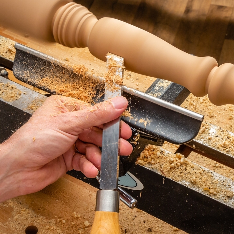 Rockler Traditional High-Speed Steel Ergonomic Turning Tool Set, Full-Size - full pic 