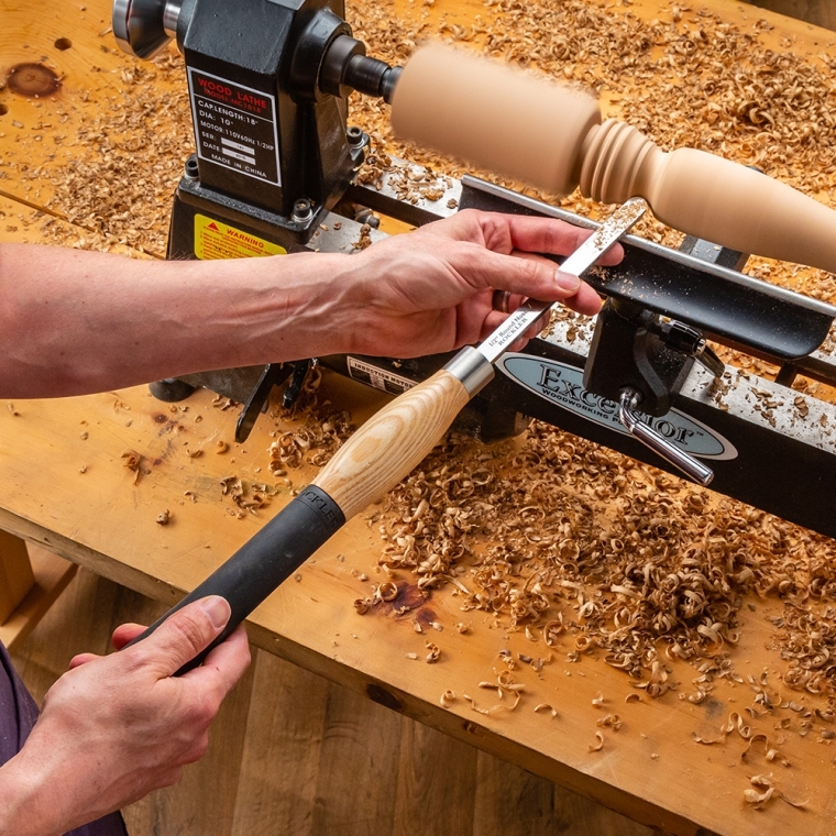Rockler Traditional High-Speed Steel Ergonomic Turning Tool Set, Full-Size - full pic 