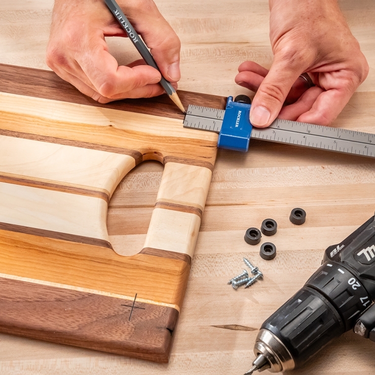 Rockler Rule Stop with 12'' Steel Ruler - full pic 