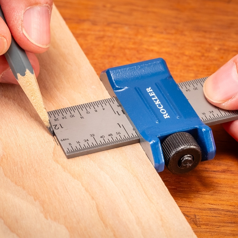 Rockler Rule Stop with 12'' Steel Ruler - full pic 