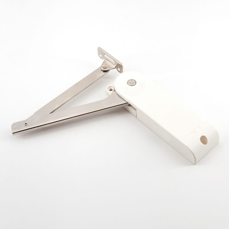 Sugatsune HDS-10S Self-Close/Soft-Close Drop Front Support, White, Right-Side, Medium-Duty - full pic 