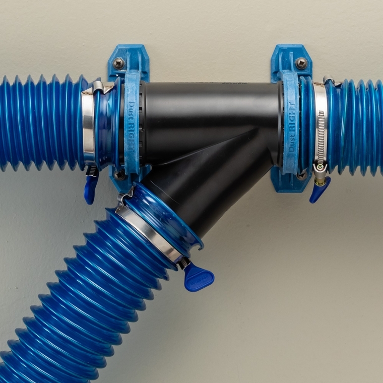Dust Right Ready-Mount 2-1/2'' Y-Connector - full pic 