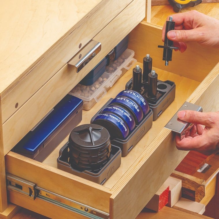 Rockler Bench Cookie Storage Rack Master Kit - full pic 