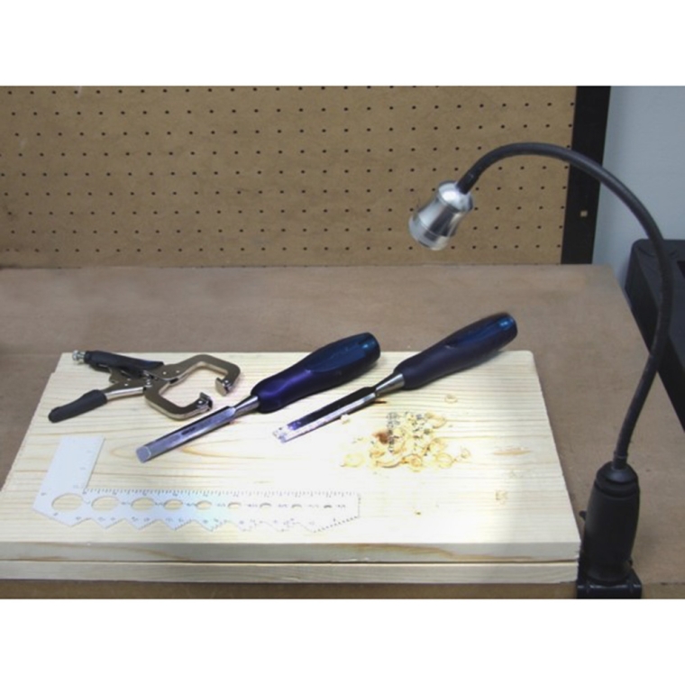 Grip Tools Flexible Dual-Power LED Shop Light with Magnetic Base and Clamp - full pic 