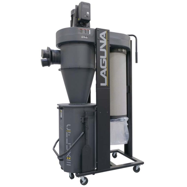 Laguna C|Flux:III 3HP 220V 1-Micron Cyclone Dust Collector - full pic 