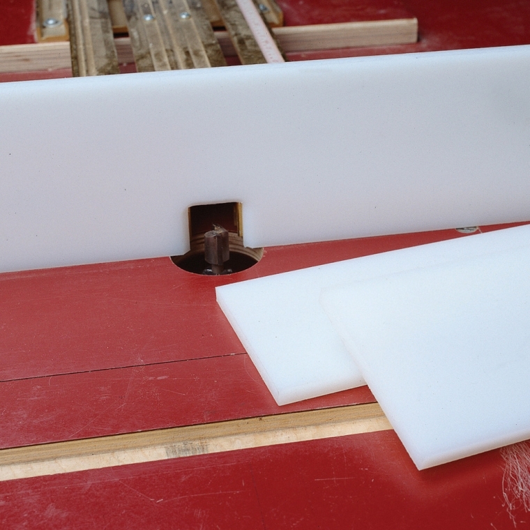 UHMW Plastic Jig Stock, 3/8'' Thick - full pic 
