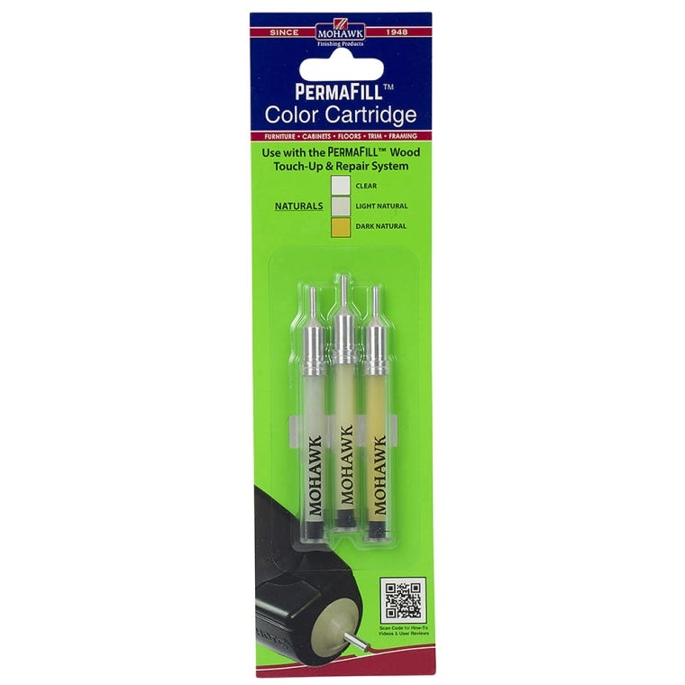 PermaFill Color Cartridges, Clear, Light Natural, Dark Natural - full pic 