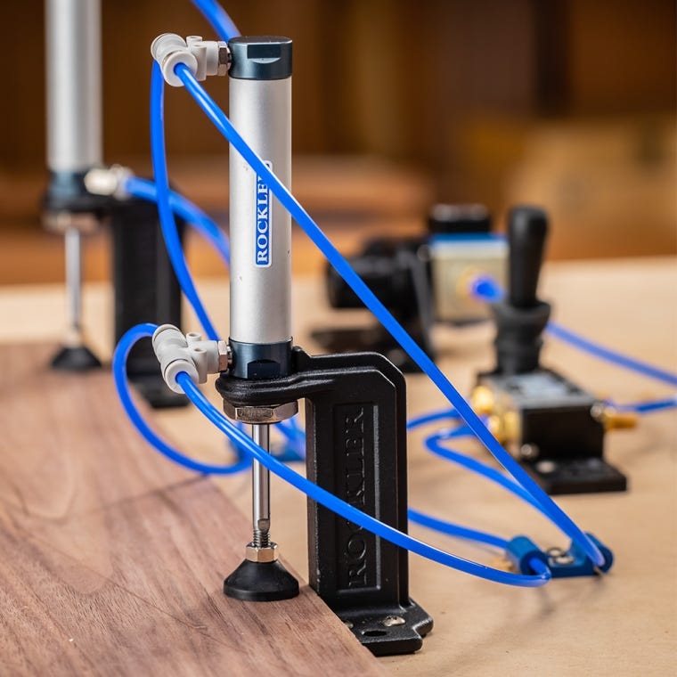 Rockler Pneumatic Clamping System - full pic 