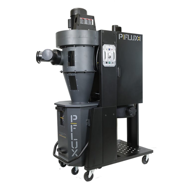 Laguna P|Flux:I 1.5HP HEPA Cyclone Dust Collector - full pic 