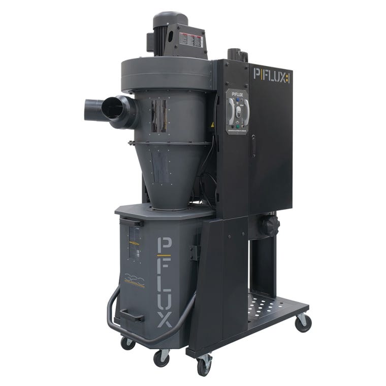 Laguna P|Flux:I 1.5HP HEPA Cyclone Dust Collector - full pic 