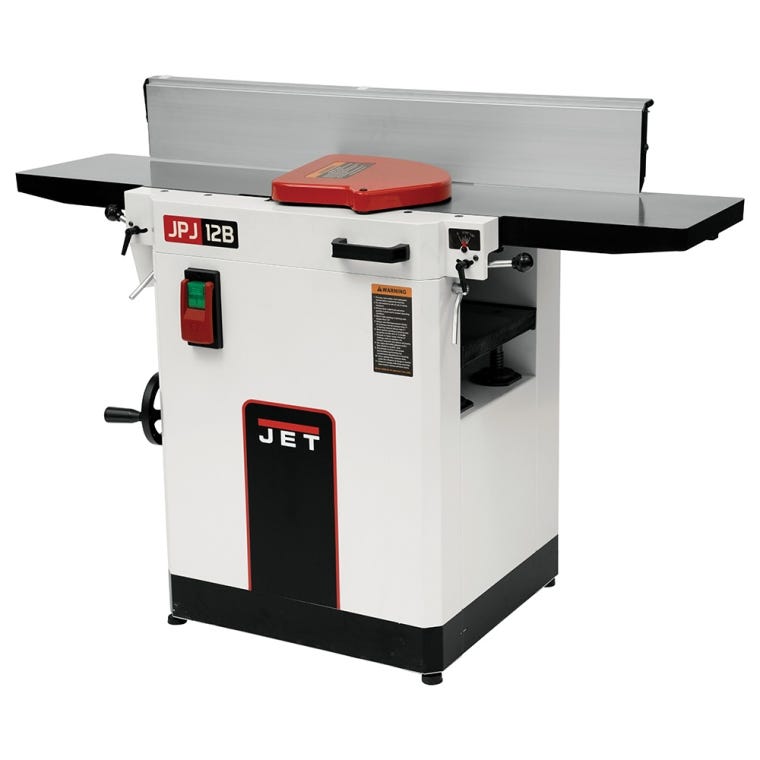 Jet Planer/Jointer Combo with 12'' Helical Head JPJ-12BHH - full pic 