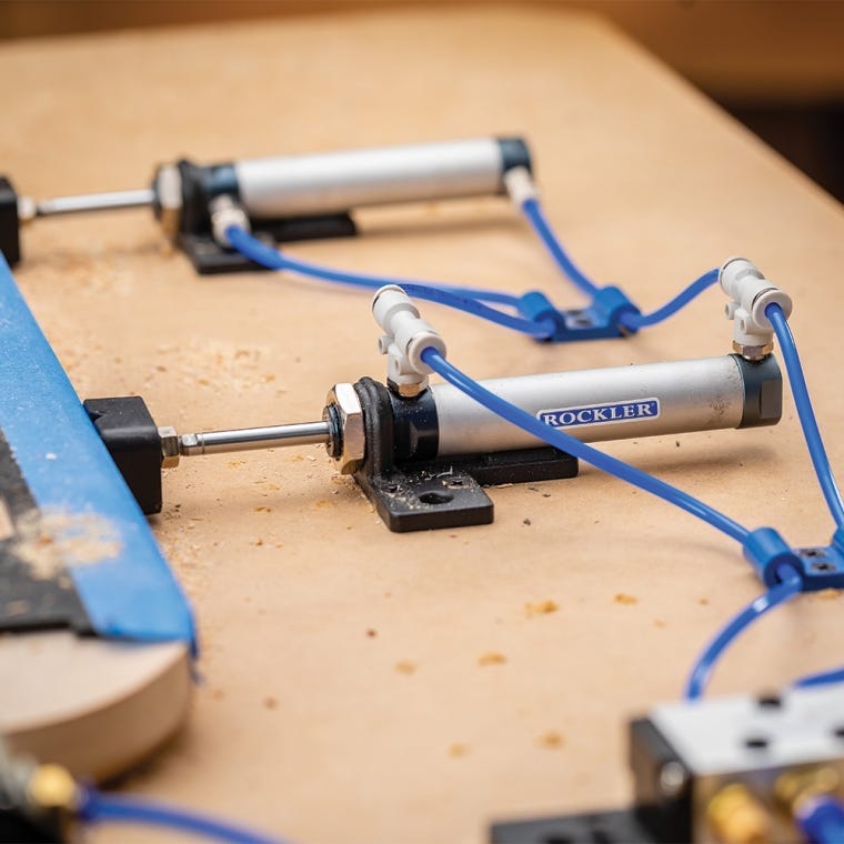 Rockler Pneumatic Clamping System - full pic 