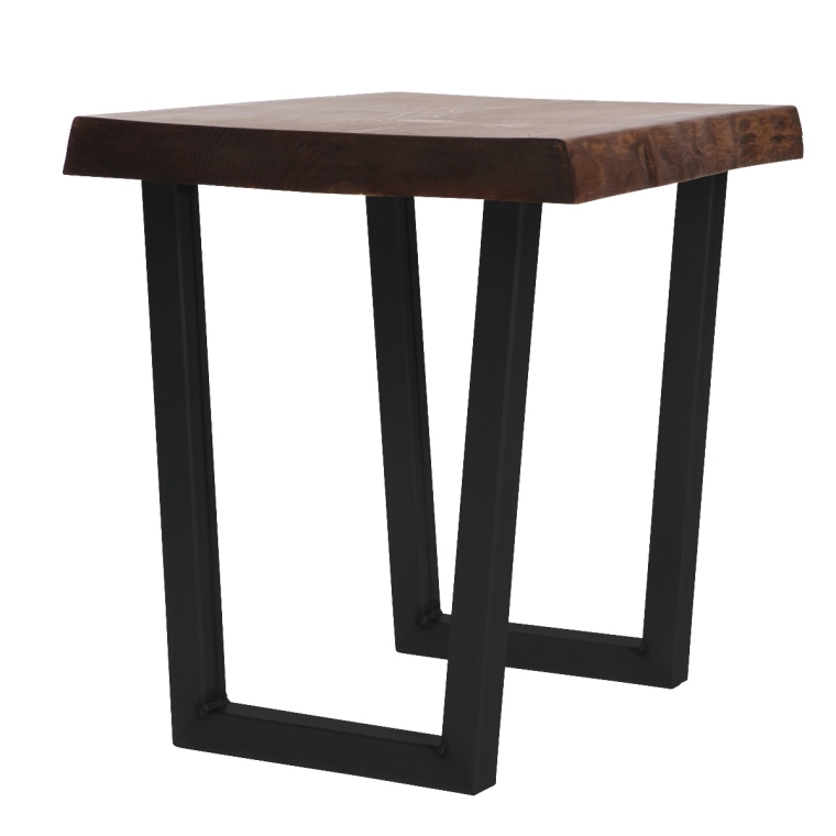 V-Shaped Welded Steel Table Legs (Pair) Black - full pic 