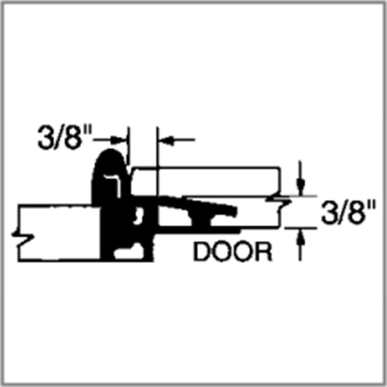 3/8'' Inset Double Demountable Cabinet Hinges, Oil-Rubbed Bronze - full pic 