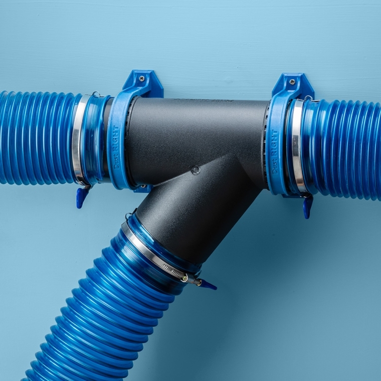 Dust Right Ready-Mount 4'' Y-Connector - full pic 