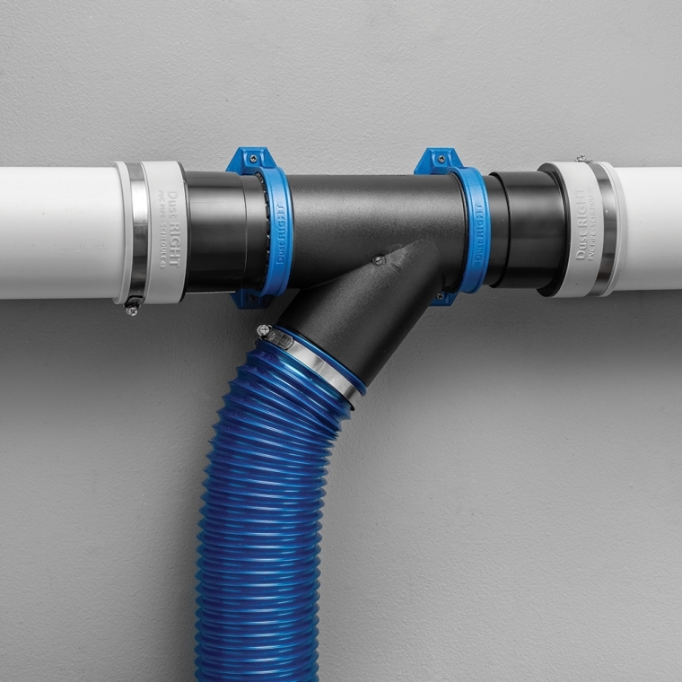 Dust Right Ready-Mount 4'' Y-Connector - full pic 