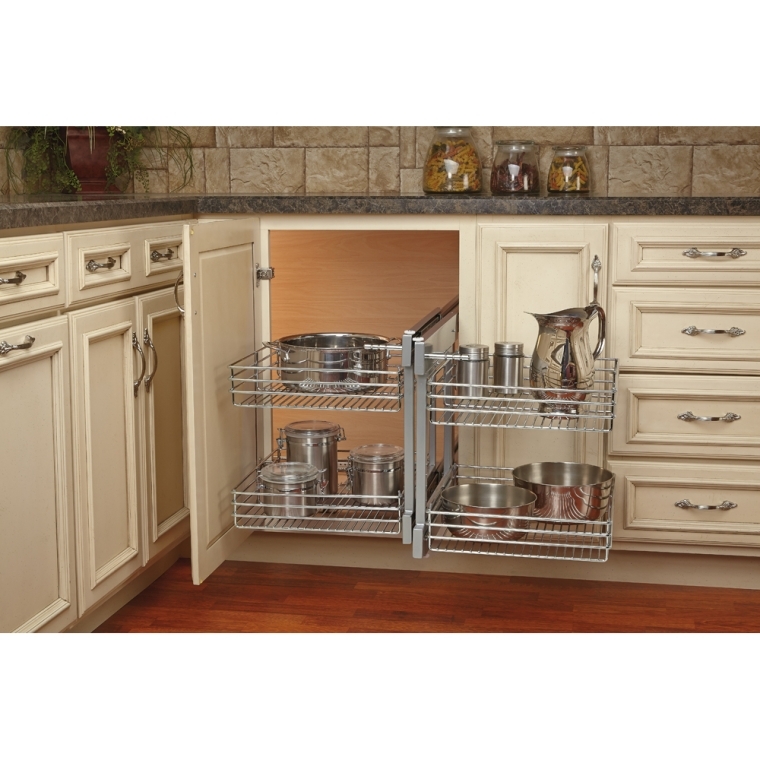 Rev-A-Shelf- Pullout Wire Pull-Slide-Pull Blind Corner Accessories - full pic 