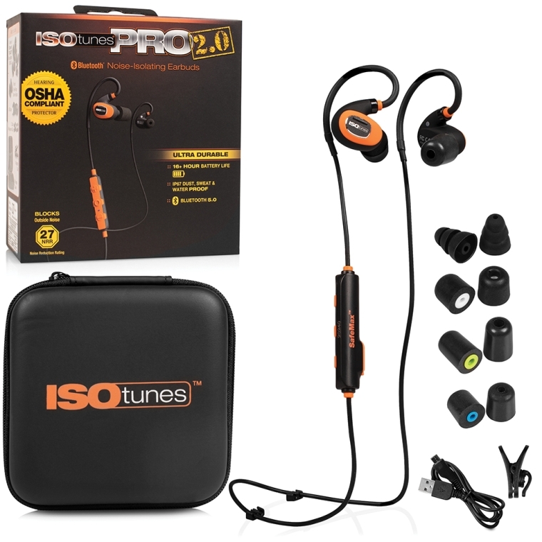ISOtunes Pro 2.0 Noise-Isolating Bluetooth Earbuds - full pic 