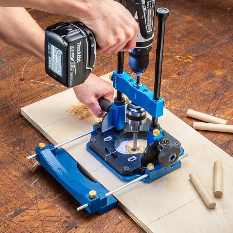 Edge Guide for Rockler Portable Drill Guide - full pic 