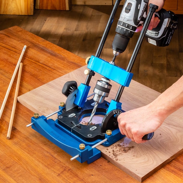 Edge Guide for Rockler Portable Drill Guide - full pic 