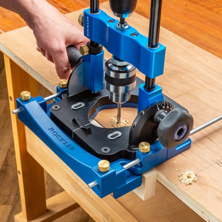 Edge Guide for Rockler Portable Drill Guide - full pic 