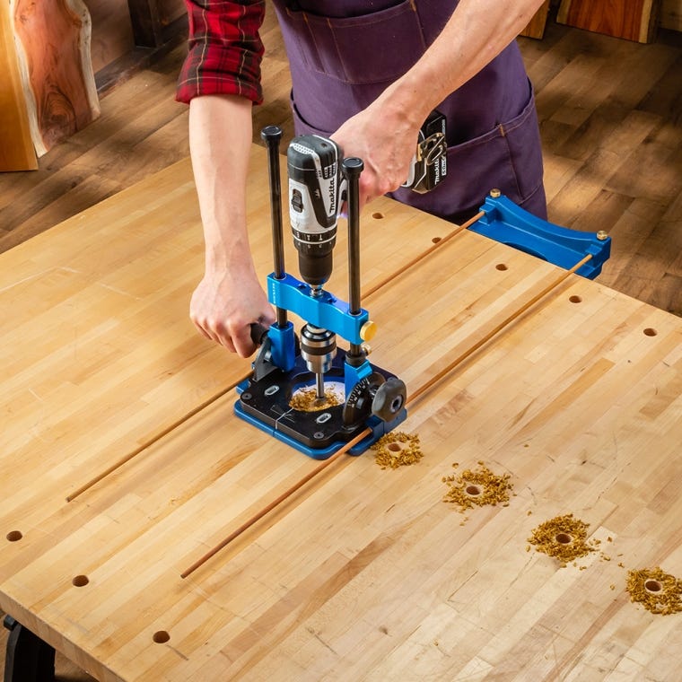 Edge Guide for Rockler Portable Drill Guide - full pic 