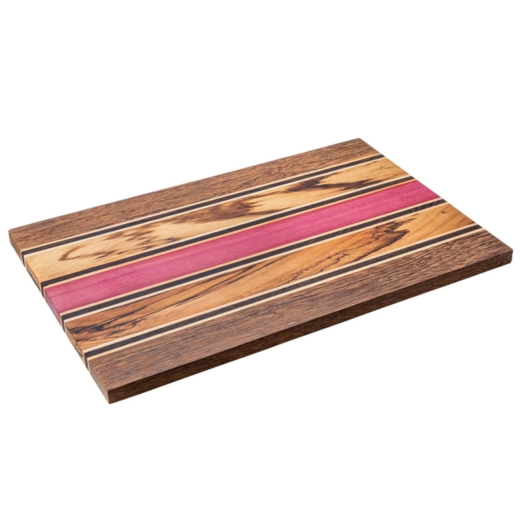 Exotic Hardwood Cutting Board Kit, 9-7/8''W x 16''L x 3/4'' Thick - full pic 