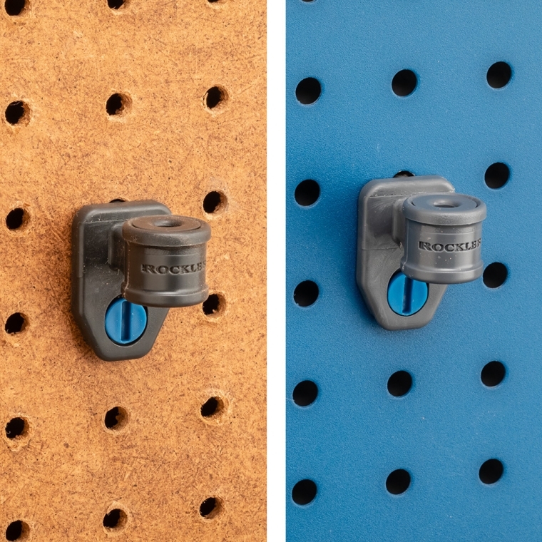 Rockler Hang-Tight 2'' Straight Post Pegboard Hooks, 8-Pack - full pic 