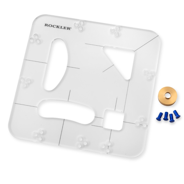 Rockler 4-in-1 Cutting Board Handle Routing Template - full pic 