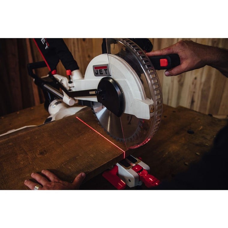 Jet 12'' Dual-Bevel Sliding Compound Miter Saw - full pic 
