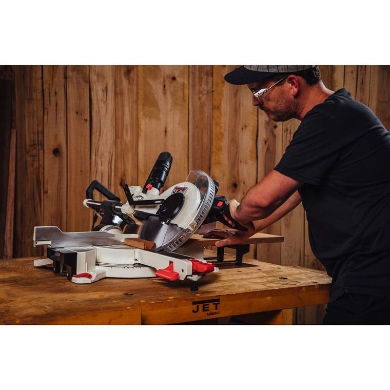 Jet 12'' Dual-Bevel Sliding Compound Miter Saw - full pic 