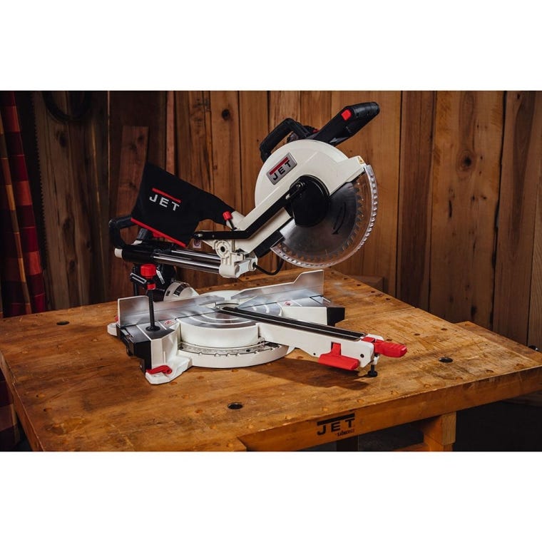 Jet 12'' Dual-Bevel Sliding Compound Miter Saw - full pic 