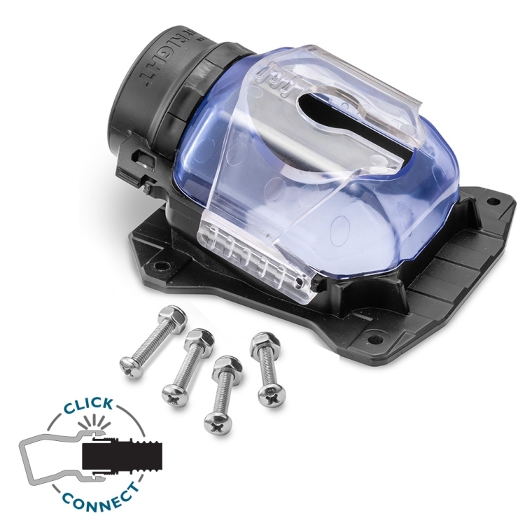 Dust Right Click-Connect Drill Dust Boot - full pic 