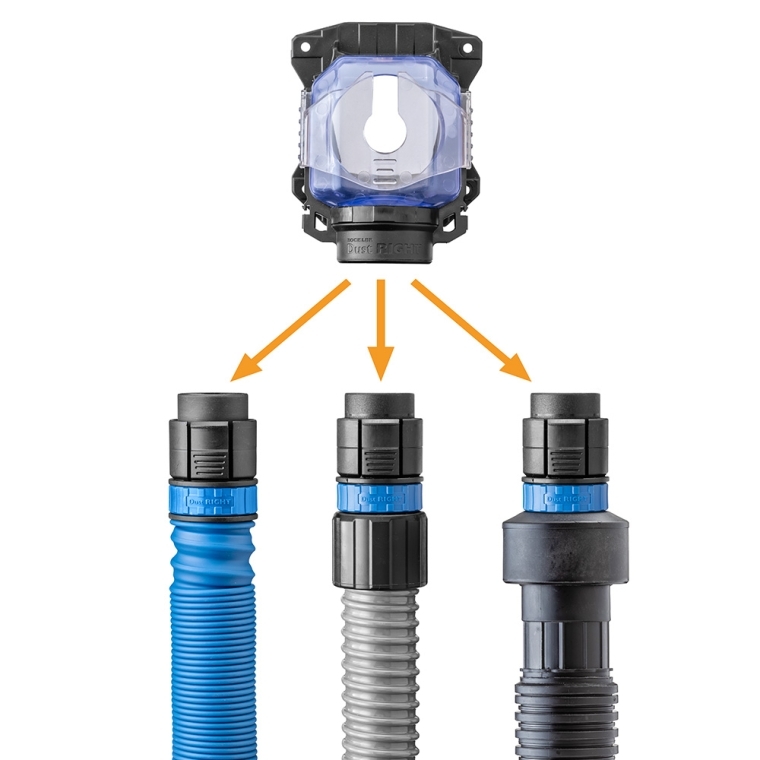 Dust Right Click-Connect Drill Dust Boot - full pic 