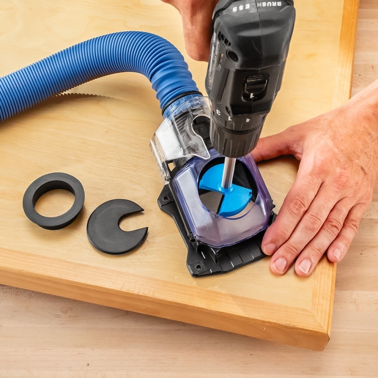 Dust Right Click-Connect Drill Dust Boot - full pic 