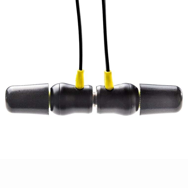 ISOtunes Xtra 2.0 Noise-Isolating Bluetooth Earbuds (Yellow/Black) - full pic 